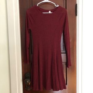 Red Skater Dress - Size M
